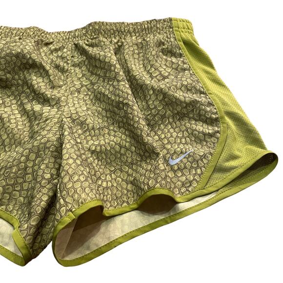 Nike Kids Dri-FIT All Over Print Tempo Shorts  Moss/Reflective Silver large - Picture 6 of 8